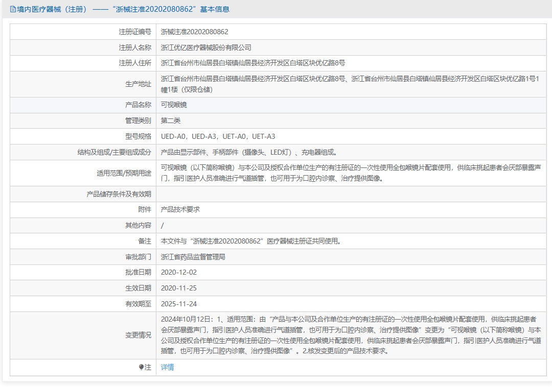 注册证正在上产中急需致电获取